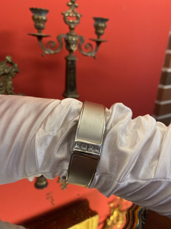 Silver-Tone Invisible Watch Bracelet