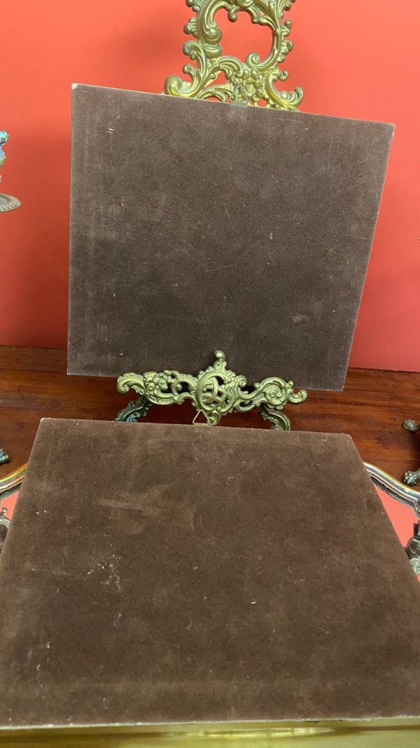 Pair of Italian Gold-Leaf “Neapolitan Houses” Miniature Pictures
