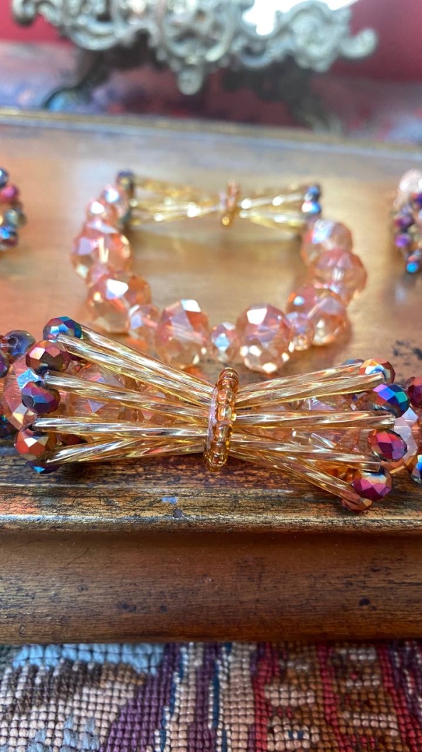 Italian Crystal and Bead Jewelry Set