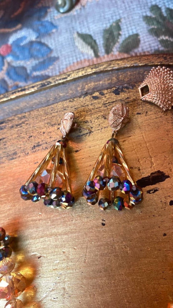 Italian Crystal and Bead Jewelry Set