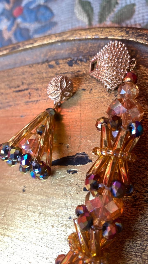 Italian Crystal and Bead Jewelry Set