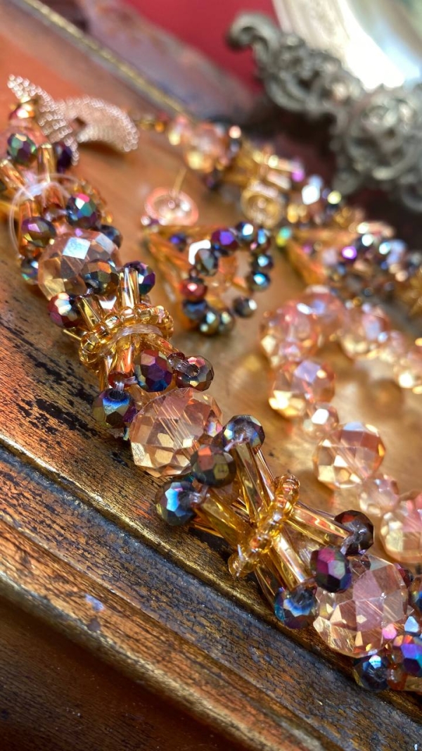 Italian Crystal and Bead Jewelry Set