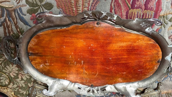 Large Vintage French Mirrored Table Centerpiece