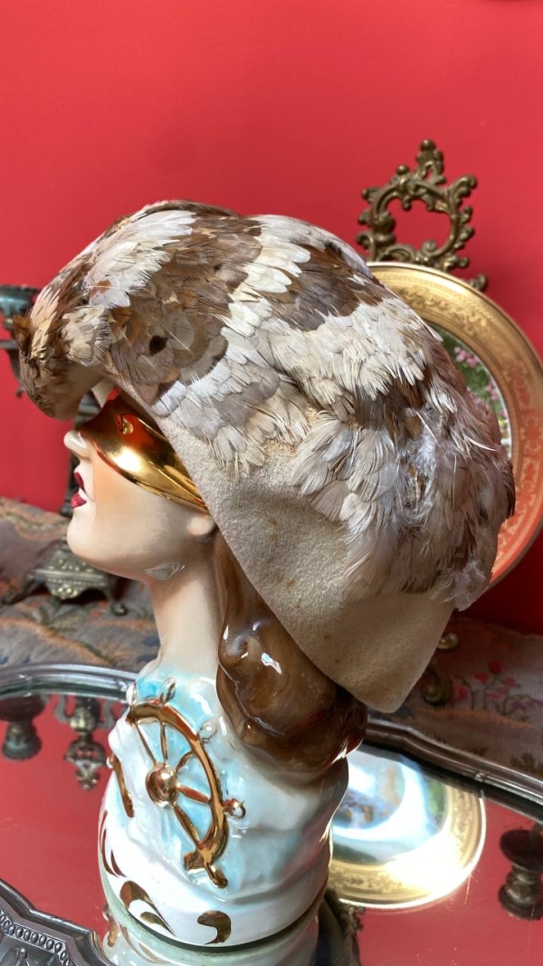 Antique Bird-Inspired Hat from Palermo