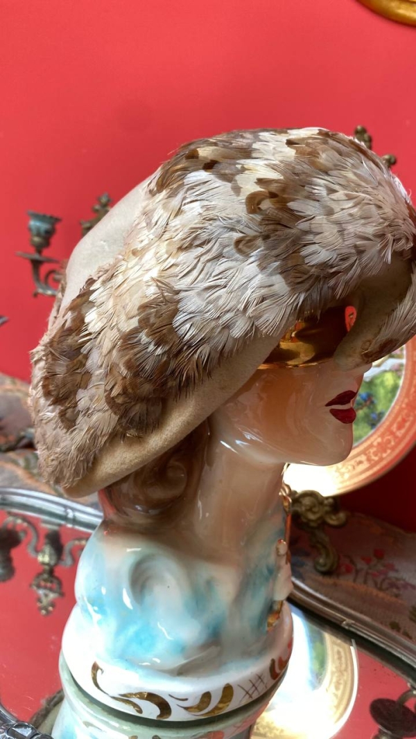 Antique Bird-Inspired Hat from Palermo