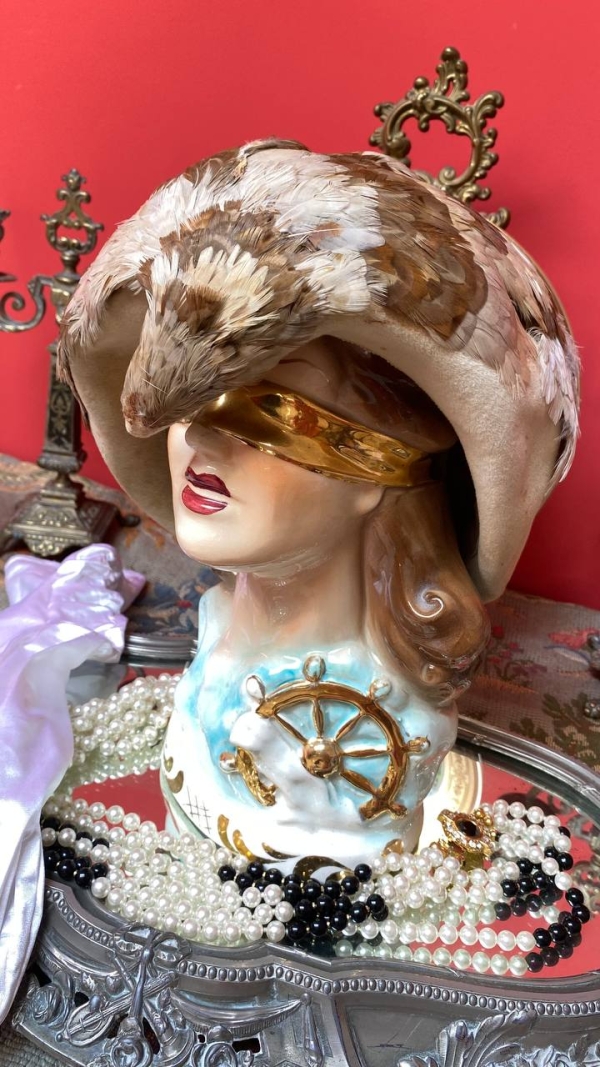 Antique Bird-Inspired Hat from Palermo