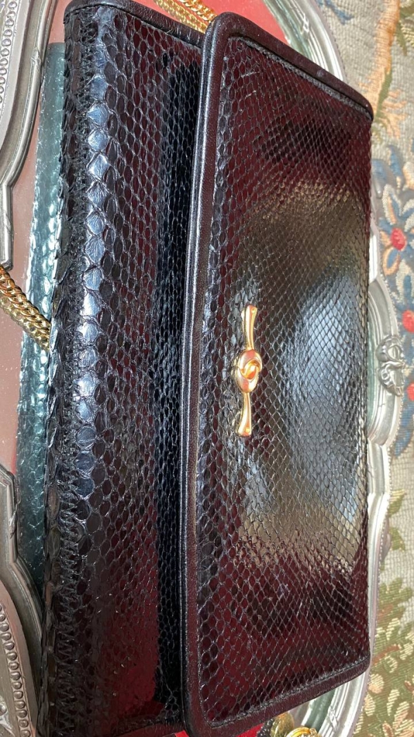 Vintage Genuine Lizard Skin Clutch