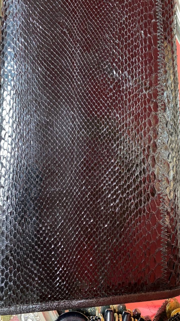 Vintage Genuine Lizard Skin Clutch