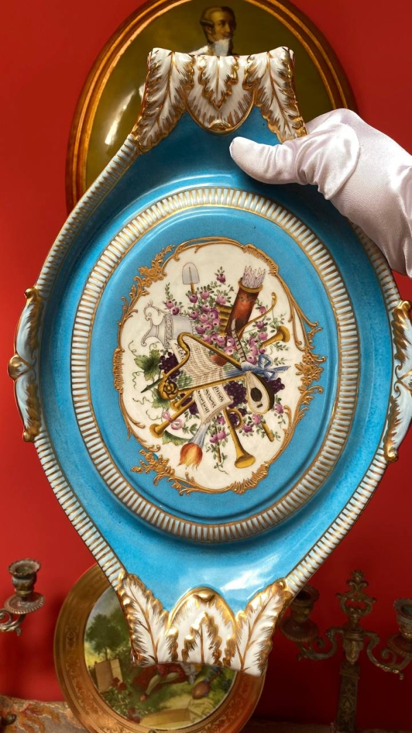 Antique Sèvres-Style Serving Set by Edmé Samson & Cie