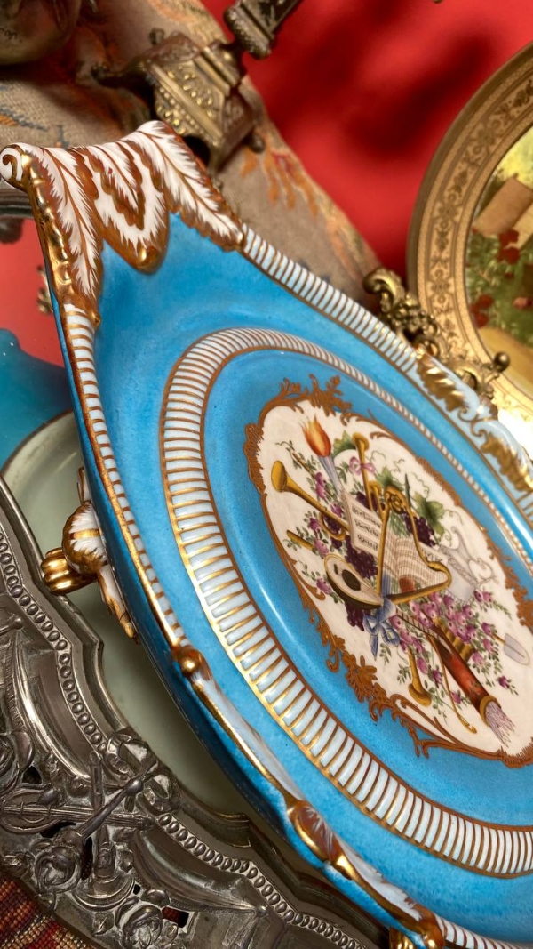Antique Sèvres-Style Serving Set by Edmé Samson & Cie
