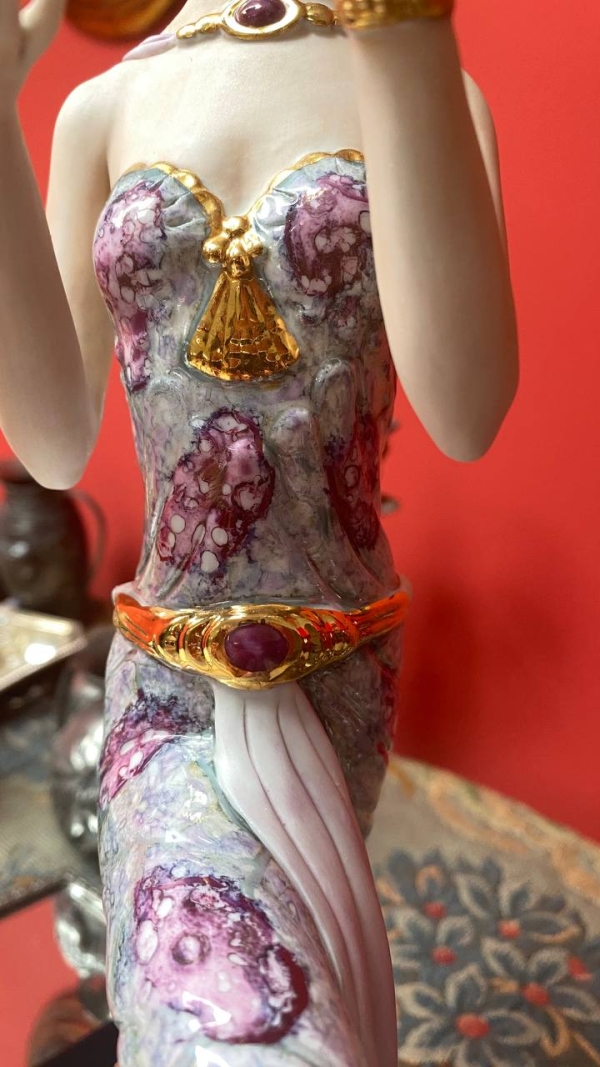 Vittorio Sabadin Art Nouveau Dancing Girl Figurine