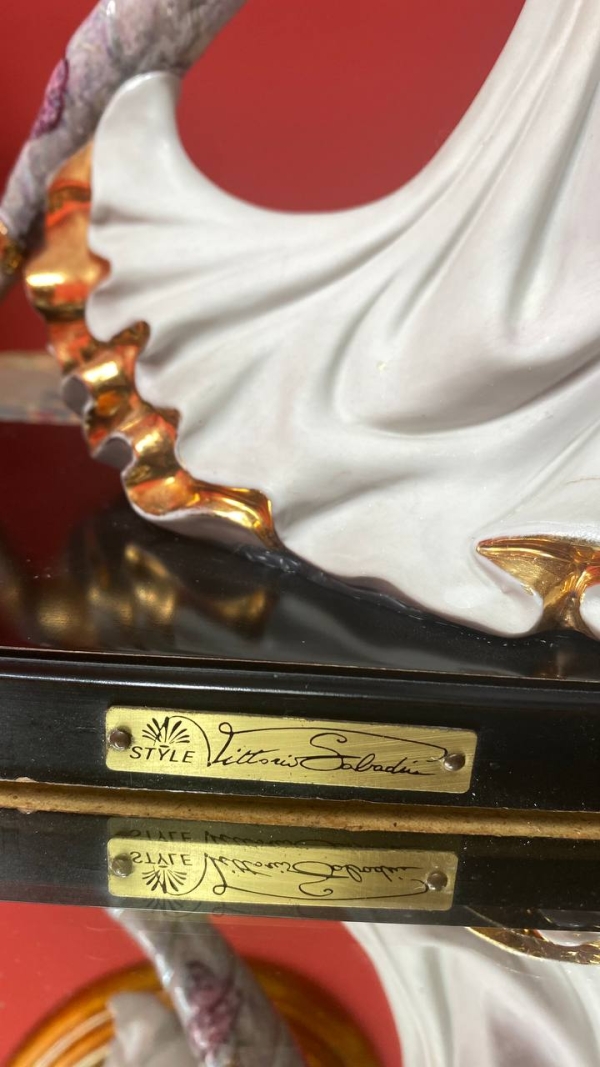 Vittorio Sabadin Art Nouveau Dancing Girl Figurine
