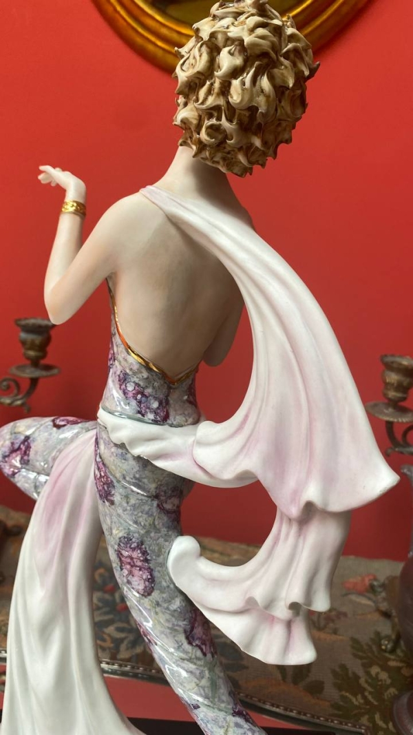 Vittorio Sabadin Art Nouveau Dancing Girl Figurine
