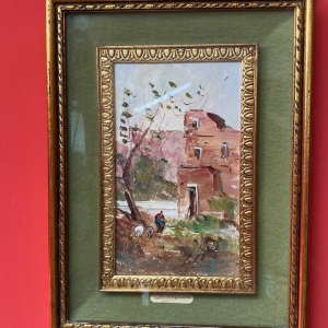 Signed Vintage Landscape by D. Salvatore