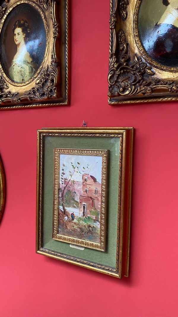 Signed Vintage Landscape by D. Salvatore