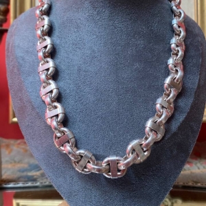 Vintage Italian Chain Necklace in 925 Silver