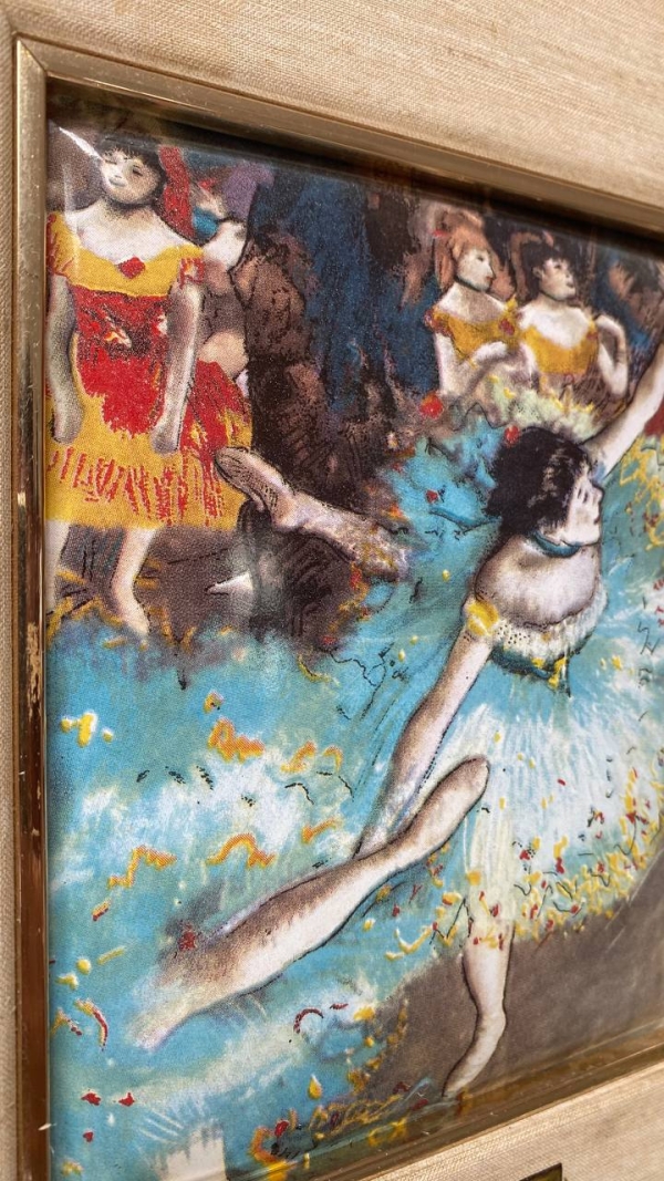 Vintage Degas Ballerina Picture