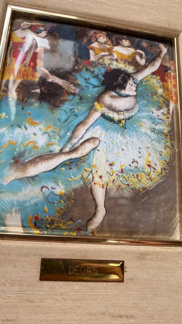 Vintage Degas Ballerina Picture