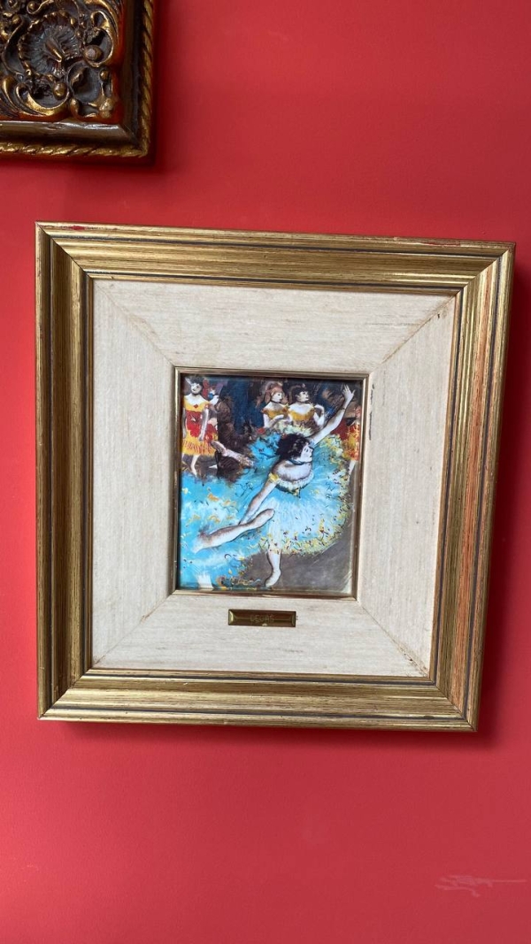 Vintage Degas Ballerina Picture