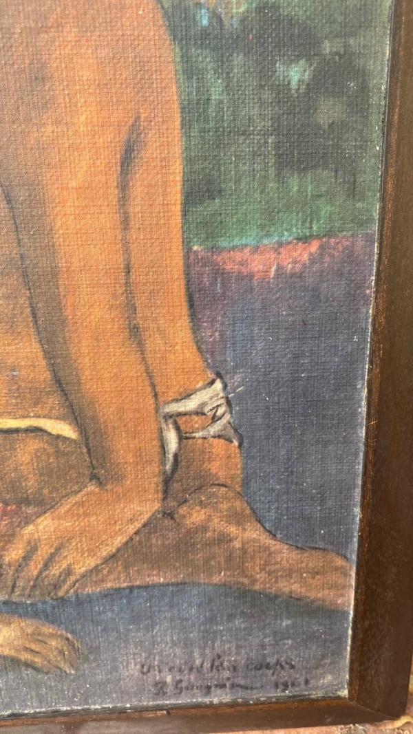 Gauguin in Palermo: Two Tahitian Women