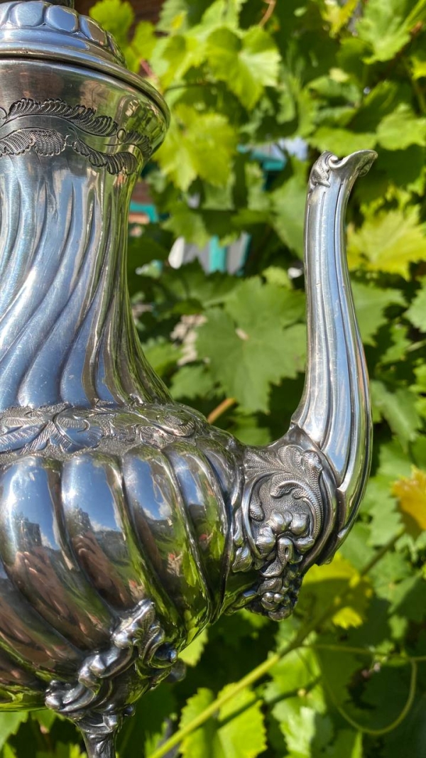 Large Rocaille Coffee Pot