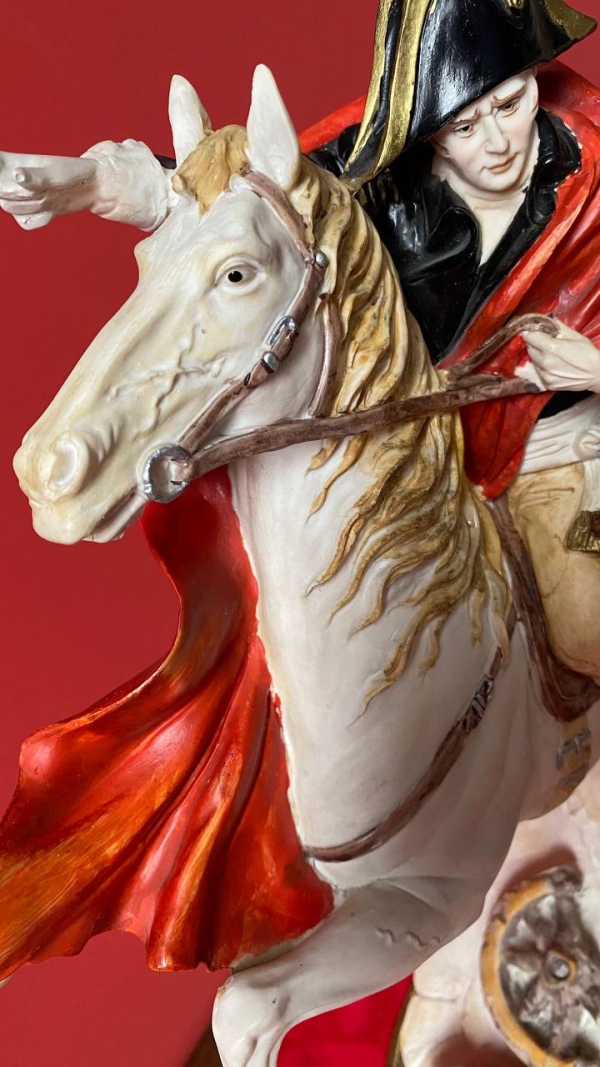 Miriam Valentino Napoleon on Horseback Figurine