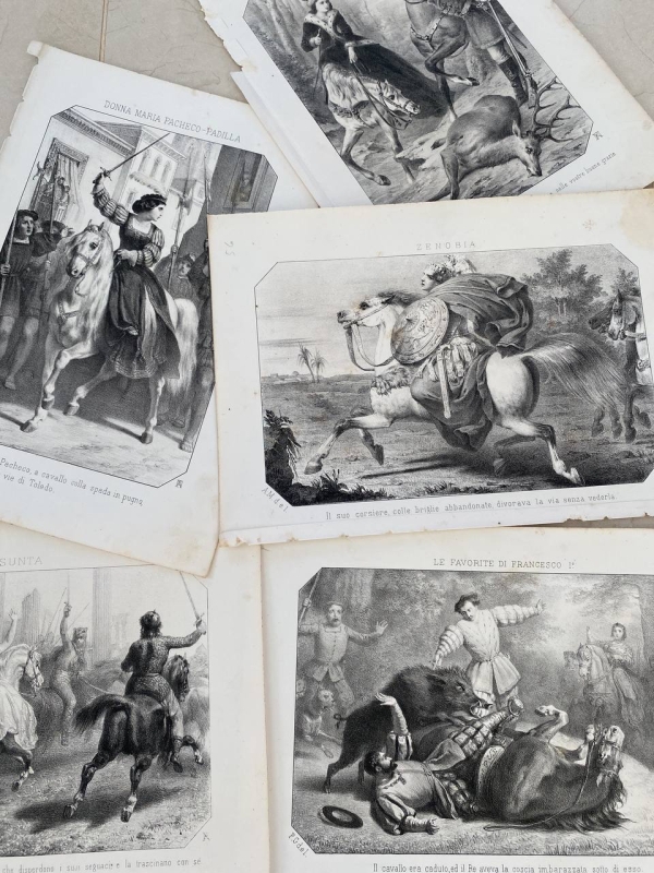 Set of Three Historic Lithographs