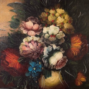 Italian Floral Still Life Signed Tozzi
