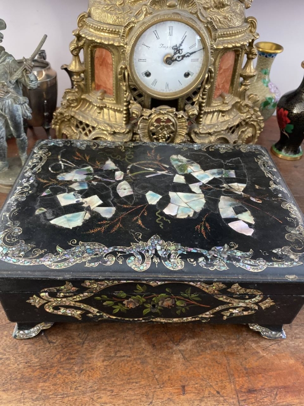 Antique Casket and Silver from Palermo