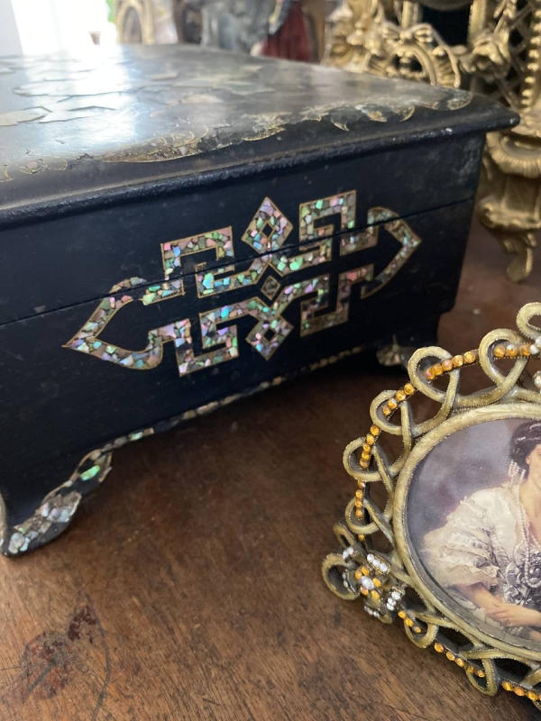 Antique Casket and Silver from Palermo