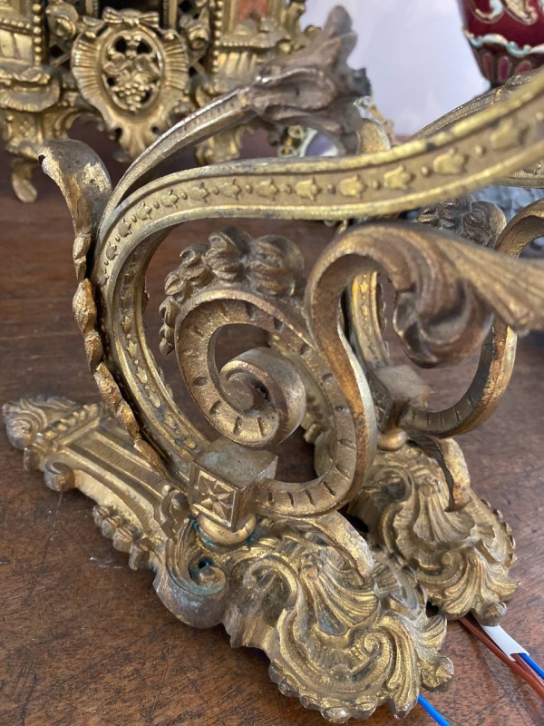 Pair of Gilt Bronze Wall Sconces