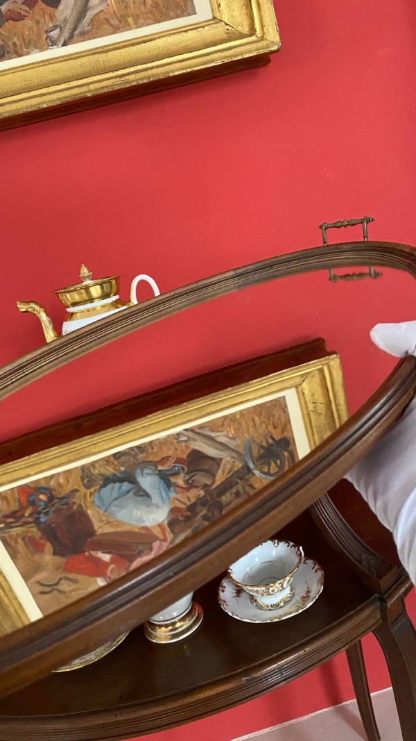 Two-Tier Antique Tea Table